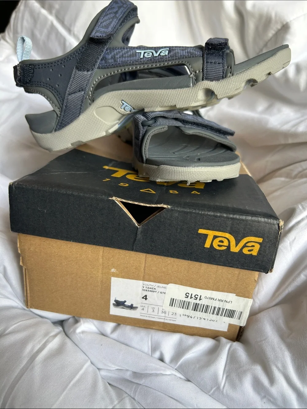 Teva Kids Navy and Gray Sport Sandals